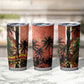 One Love Trinidad And Tobago Tumbler Cup Rastafarian Lion Reggae Grunge Style