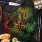 One Love Afro Haiti Apron Rastafarian Lion Reggae Grunge Style