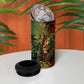 One Love Afro Haiti 4 in 1 Can Cooler Tumbler Rastafarian Lion Reggae Grunge Style