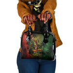 One Love Afro Haiti Shoulder Handbag Rastafarian Lion Reggae Grunge Style
