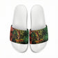 One Love Afro Haiti Slide Sandals Rastafarian Lion Reggae Grunge Style