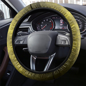One Love Afro Haiti Steering Wheel Cover Rastafarian Lion Reggae Grunge Style