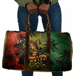 One Love Afro Haiti Travel Bag Rastafarian Lion Reggae Grunge Style