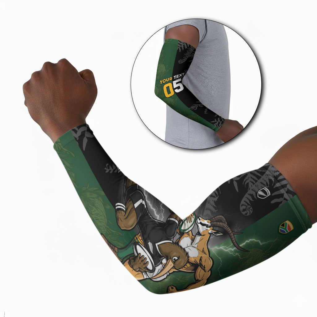 Custom South Africa And New Zealand Arm Sleeves Springboks And Kiwis Rugby Rivalry