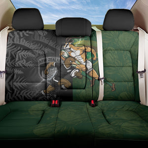 South Africa And New Zealand Back Car Seat Cover Springboks And Kiwis Rugby Rivalry