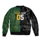 Custom South Africa And New Zealand Bomber Jacket Springboks And Kiwis Rugby Rivalry