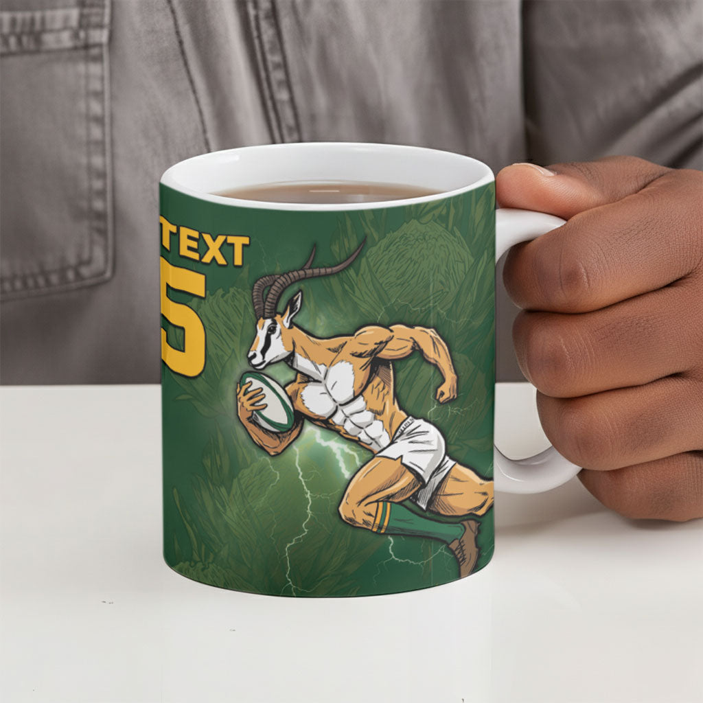 Custom South Africa And New Zealand Ceramic Mug Springboks And Kiwis Rugby Rivalry