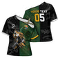Custom South Africa And New Zealand Cross Shoulder Shirt Springboks And Kiwis Rugby Rivalry