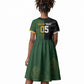 Custom South Africa And New Zealand Kid Short Sleeve Dress Springboks And Kiwis Rugby Rivalry