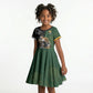 Custom South Africa And New Zealand Kid Short Sleeve Dress Springboks And Kiwis Rugby Rivalry