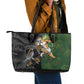 South Africa And New Zealand Leather Tote Bag Springboks And Kiwis Rugby Rivalry
