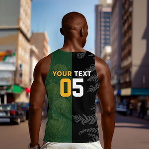 Custom South Africa And New Zealand Men Tank Top Springboks And Kiwis Rugby Rivalry