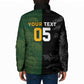 Custom South Africa And New Zealand Padded Jacket Springboks And Kiwis Rugby Rivalry