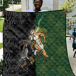 South Africa And New Zealand Quilt Springboks And Kiwis Rugby Rivalry