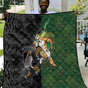 South Africa And New Zealand Quilt Springboks And Kiwis Rugby Rivalry