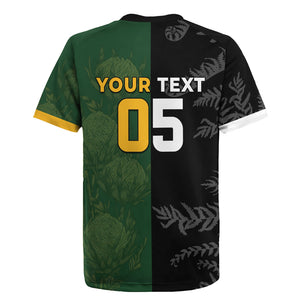 Custom South Africa And New Zealand Rugby Jersey Springboks And Kiwis Rugby Rivalry