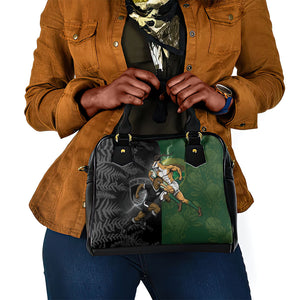 South Africa And New Zealand Shoulder Handbag Springboks And Kiwis Rugby Rivalry