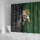 South Africa And New Zealand Shower Curtain Springboks And Kiwis Rugby Rivalry