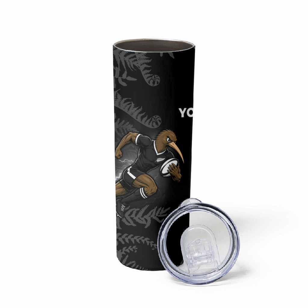 Custom South Africa And New Zealand Skinny Tumbler Springboks And Kiwis Rugby Rivalry