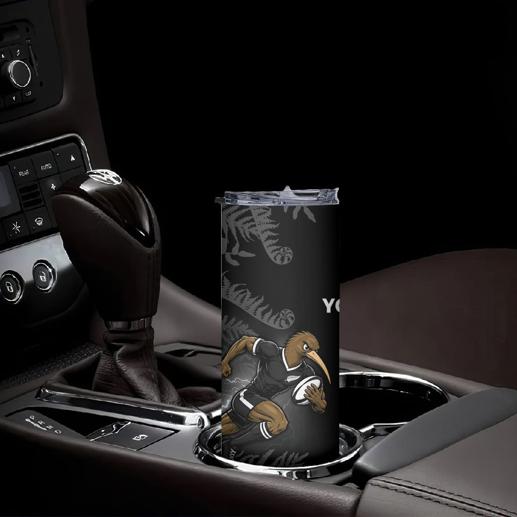 Custom South Africa And New Zealand Skinny Tumbler Springboks And Kiwis Rugby Rivalry