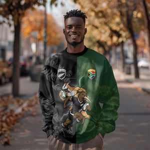 Custom South Africa And New Zealand Sweatshirt Springboks And Kiwis Rugby Rivalry
