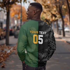 Custom South Africa And New Zealand Sweatshirt Springboks And Kiwis Rugby Rivalry