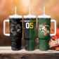 Custom South Africa And New Zealand Tumbler With Handle Springboks And Kiwis Rugby Rivalry