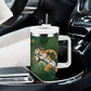 Custom South Africa And New Zealand Tumbler With Handle Springboks And Kiwis Rugby Rivalry