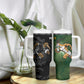 Custom South Africa And New Zealand Tumbler With Handle Springboks And Kiwis Rugby Rivalry