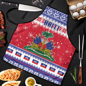 Afro Haiti Christmas Apron Coat Of Arms Jwaye Nwel
