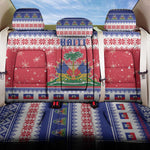 Afro Haiti Christmas Back Car Seat Cover Coat Of Arms Jwaye Nwel - African Pride