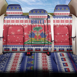 Afro Haiti Christmas Back Car Seat Cover Coat Of Arms Jwaye Nwel - African Pride
