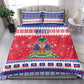 Afro Haiti Christmas Bedding Set Coat Of Arms Jwaye Nwel - African Pride