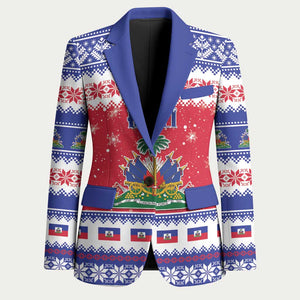 Afro Haiti Christmas Blazer Coat Of Arms Jwaye Nwel