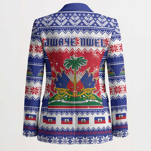 Afro Haiti Christmas Blazer Coat Of Arms Jwaye Nwel