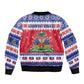 Afro Haiti Christmas Bomber Jacket Coat Of Arms Jwaye Nwel - African Pride