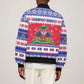 Afro Haiti Christmas Bomber Jacket Coat Of Arms Jwaye Nwel - African Pride