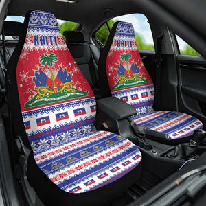 Afro Haiti Christmas Car Seat Cover Coat Of Arms Jwaye Nwel - African Pride
