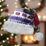 Afro Haiti Christmas Santa Hat Coat Of Arms Jwaye Nwel - African Pride
