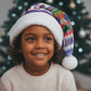 Afro Haiti Christmas Santa Hat Coat Of Arms Jwaye Nwel - African Pride