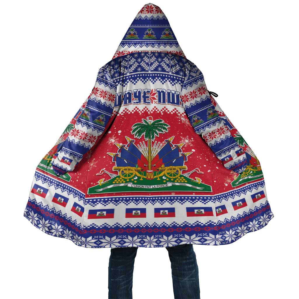 Afro Haiti Christmas Cloak Coat Of Arms Jwaye Nwel