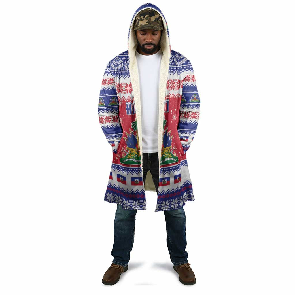 Afro Haiti Christmas Cloak Coat Of Arms Jwaye Nwel