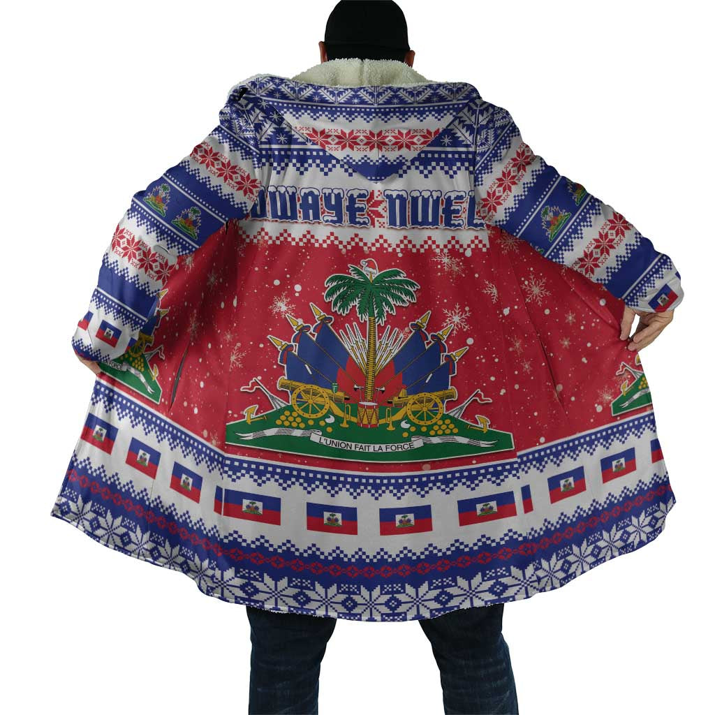 Afro Haiti Christmas Cloak Coat Of Arms Jwaye Nwel