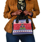 Afro Haiti Christmas Shoulder Handbag Coat Of Arms Jwaye Nwel - African Pride