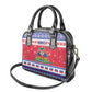 Afro Haiti Christmas Shoulder Handbag Coat Of Arms Jwaye Nwel - African Pride