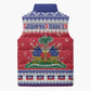 Afro Haiti Christmas Sleeveless Puffer Jacket Coat Of Arms Jwaye Nwel