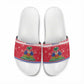 Afro Haiti Christmas Slide Sandals Coat Of Arms Jwaye Nwel