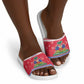 Afro Haiti Christmas Slide Sandals Coat Of Arms Jwaye Nwel
