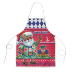 Afro Haiti Christmas Apron Haitian Santa Jwaye Nwel