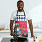 Afro Haiti Christmas Apron Haitian Santa Jwaye Nwel